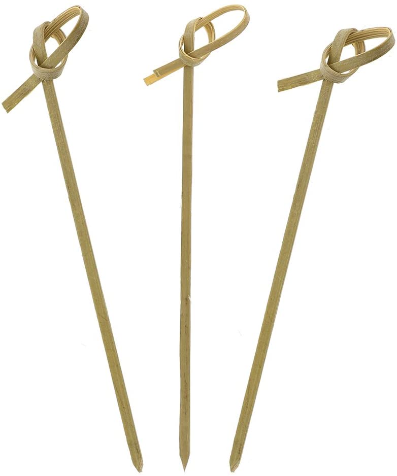 Royal Bamboo Knot Picks 4in x  100