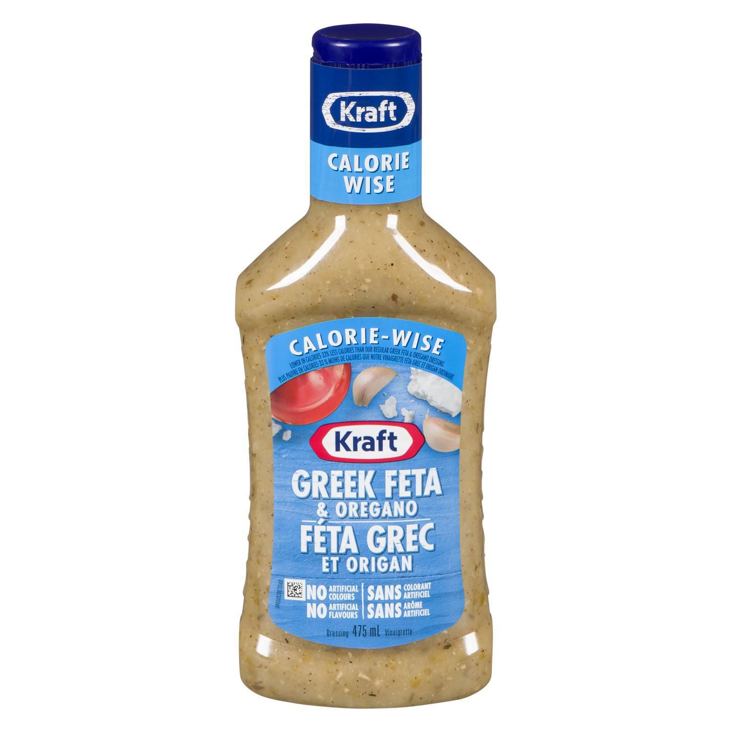 Kraft Calorie Wise  Greek Feta & Oregano Dressing 475ml