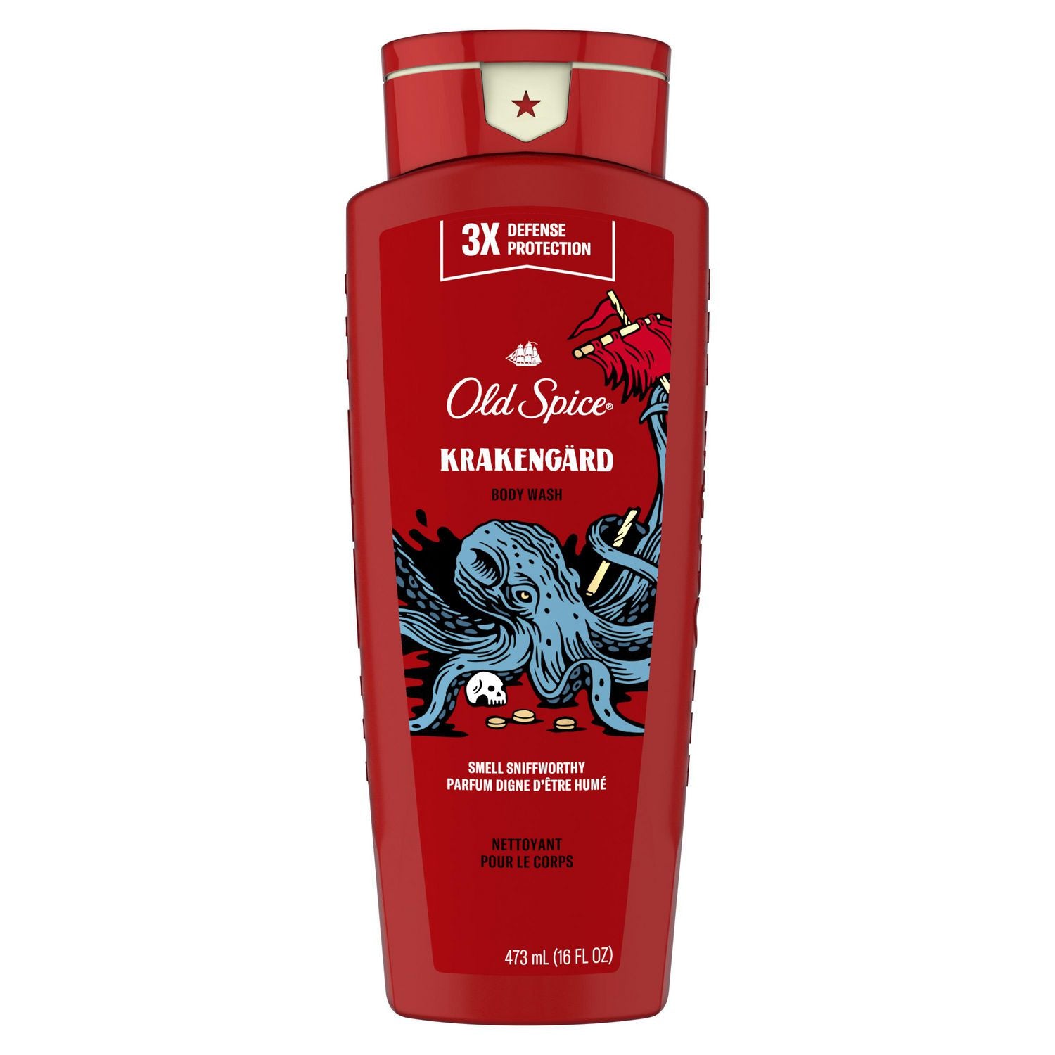 Old Spice Krakengard Long Lasting Lather Body Wash 887ml