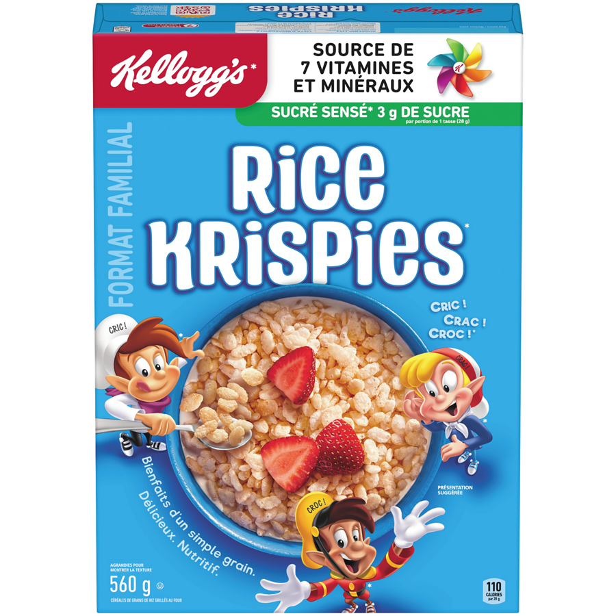 Kellogg's Original Rice Krispies Cereal Family Size 560g