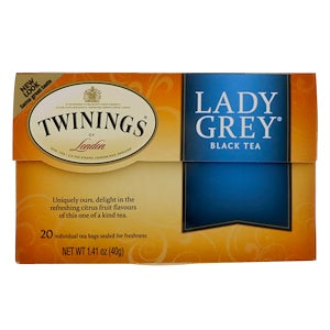 Twinings Lady Grey Black Tea Bags 40g