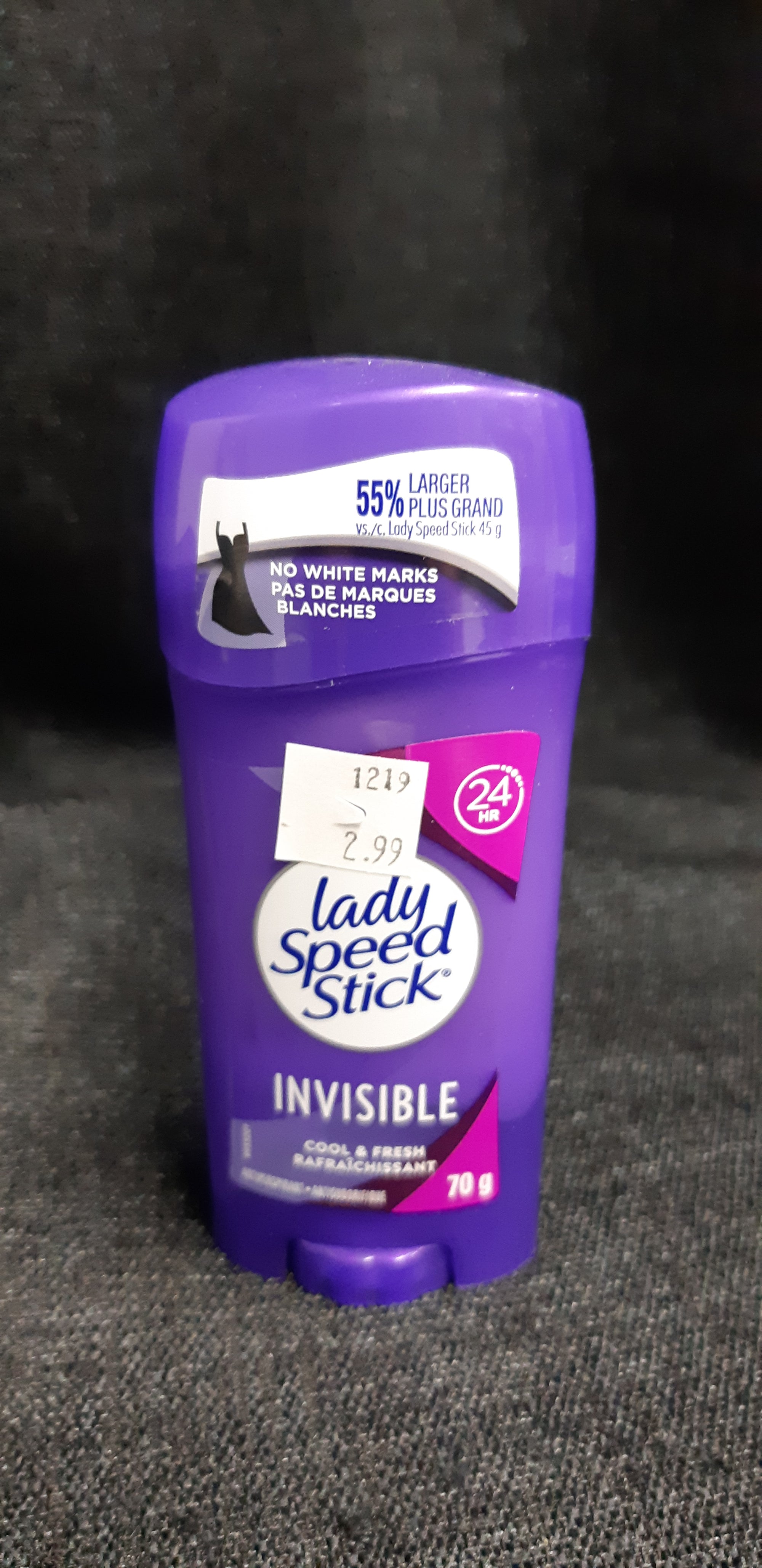 Lady Speed Stick Cool and Fresh invisible Deodorant 70g