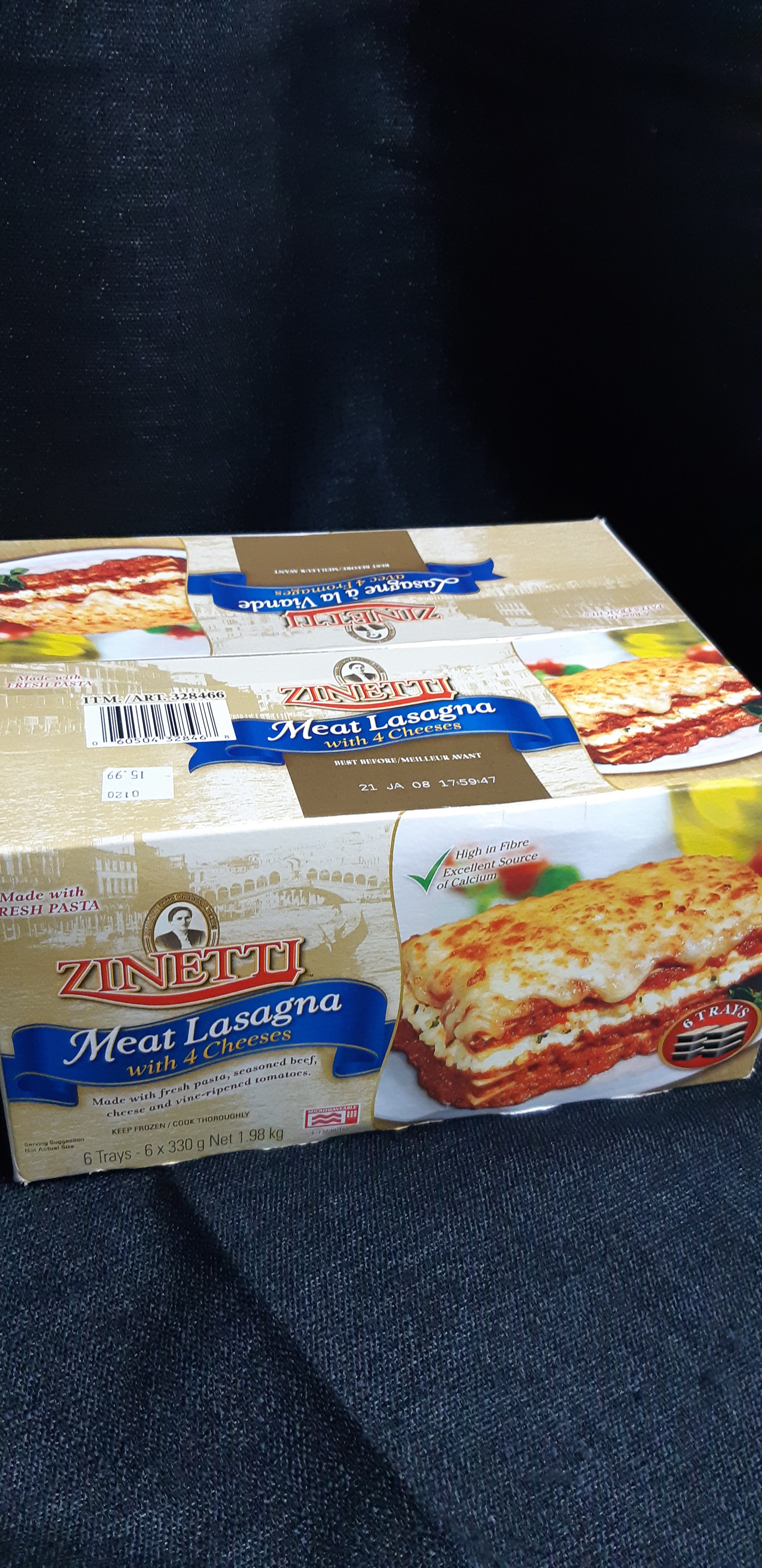 Meat Lasagne with 4 Cheeses Zenetti 1.98kg