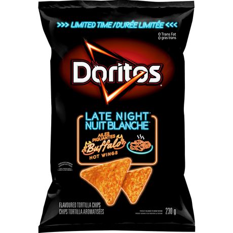 Doritos Late Night Buffalo Hot Wings Flavor Tortilla Chips 230g