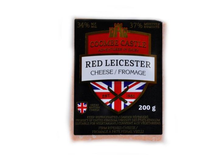 Coombe Castle Red Leicester Cheese 200g