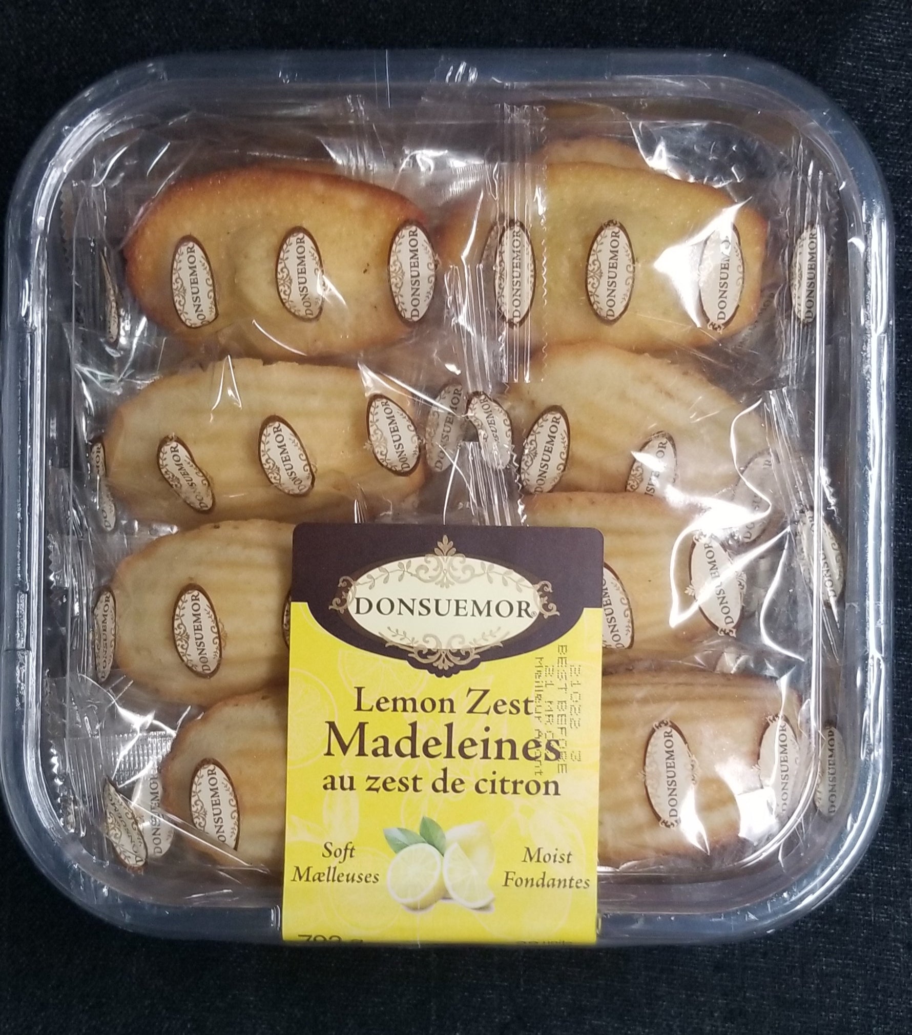 Donsuemor Lemon Zest Madeleines 793g