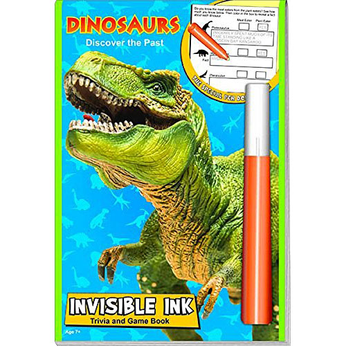 Dinosaurs Invisible Ink Trivia and Game Book