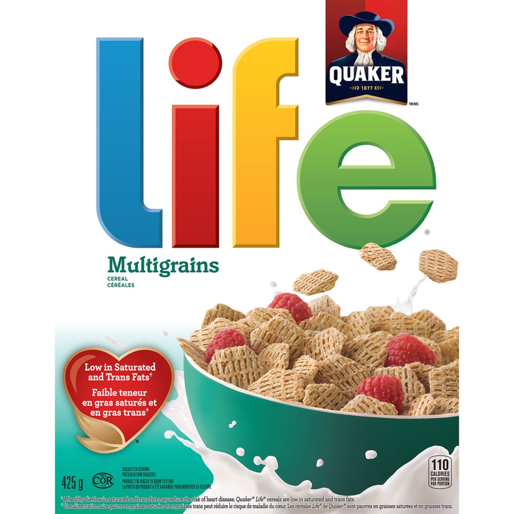 Quaker Life Multigrains Cereal 425g