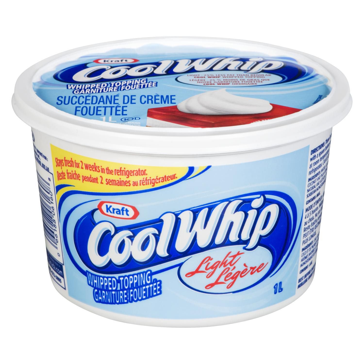 Kraft Cool Whip Light Whipped Topping 1L