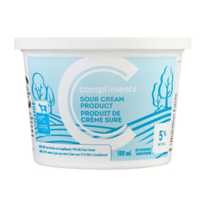 Compliments Light Sour Cream 500ml