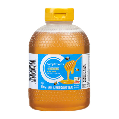 Compliments Natural Liquid Pure Honey 500g