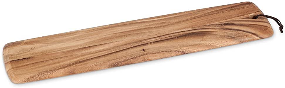 Long Rectangular Acacia Wood Serving Board 6.25" x 26"