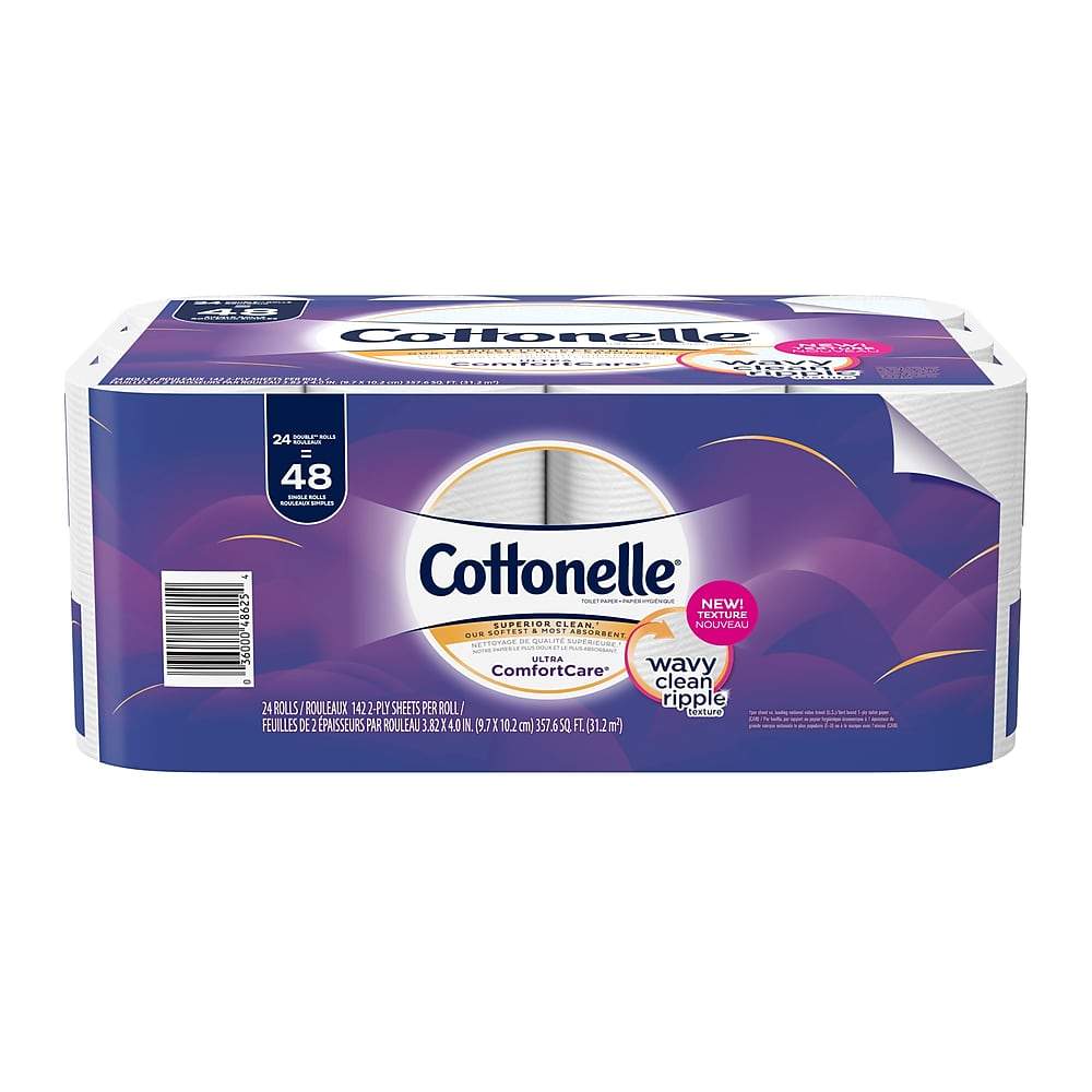 Cottonelle Toilet Paper 24 double rolls