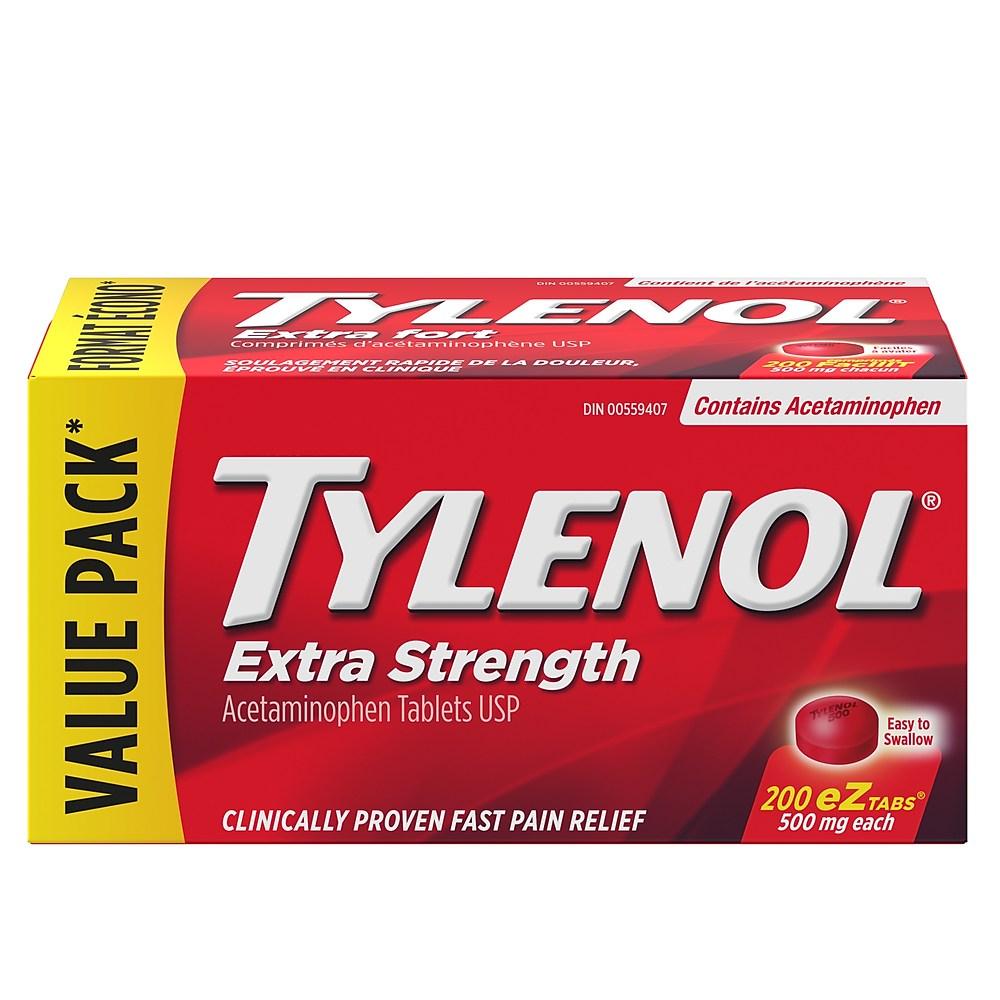 Tylenol Extra Strength 500mg EZTabs