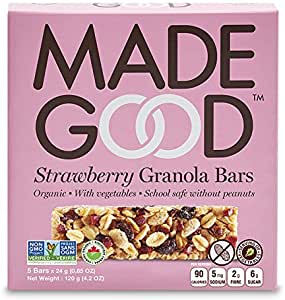 Made Good Strawberry Granola Bars 5 x 120g