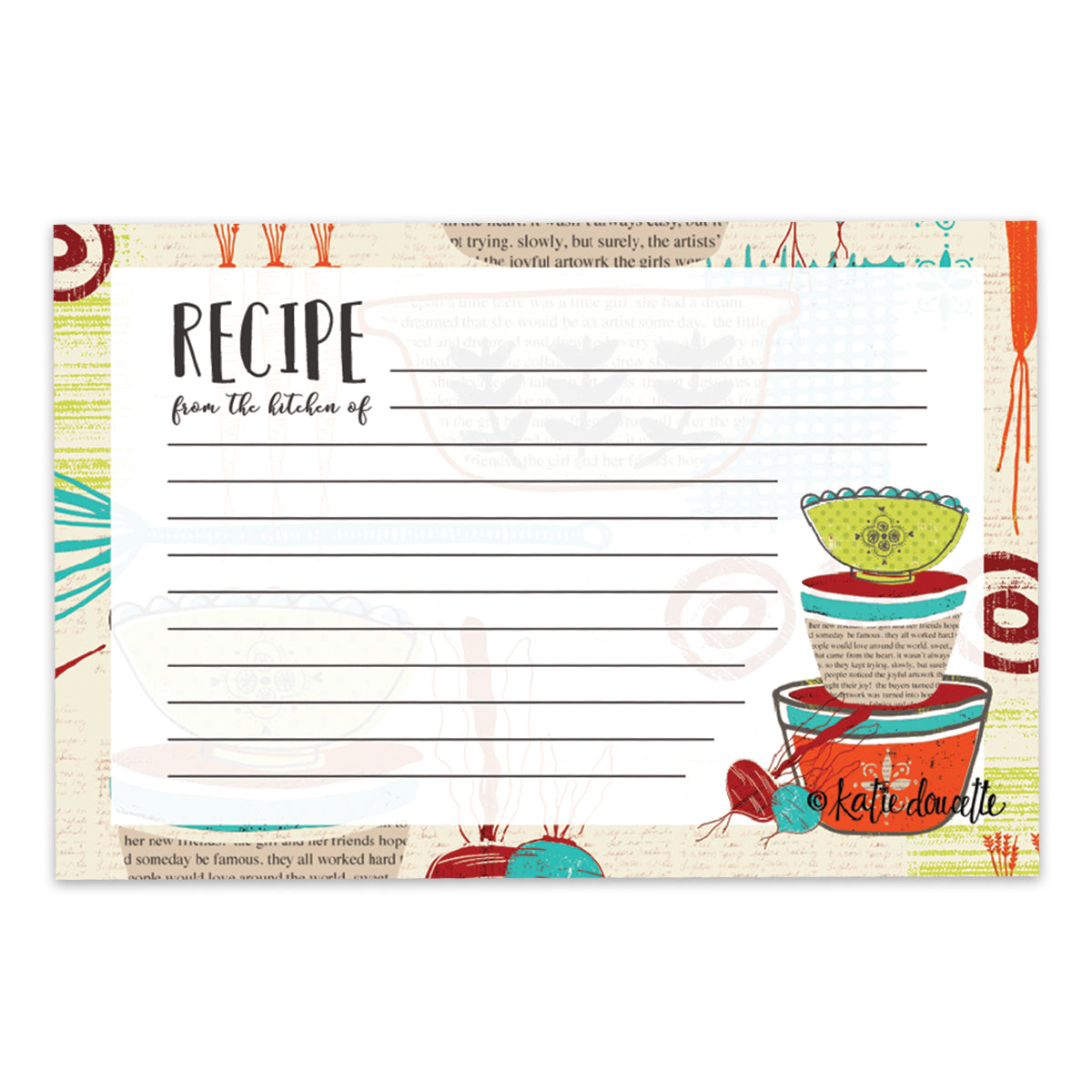 Made With Love Recipe Cards 36 4x6 cards