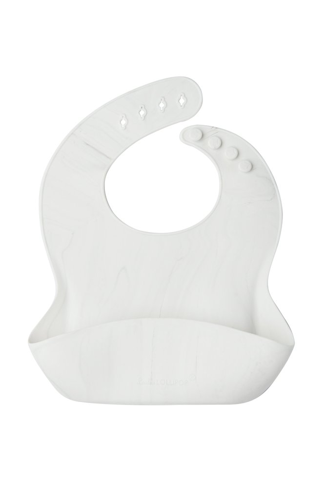 Loulou Lollipop Marble Silicone Bib