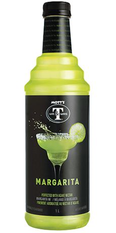 Mott's Mr. & Mrs. T Margarita Cocktail Mix 1L