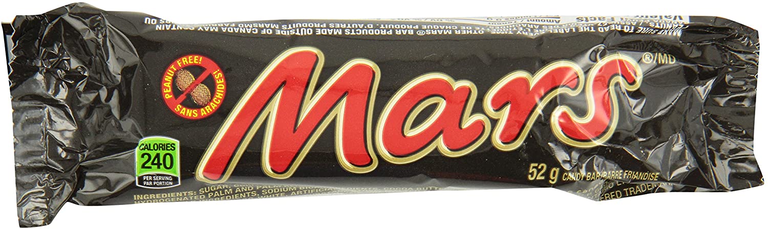 Mars Chocolate Bar 52g