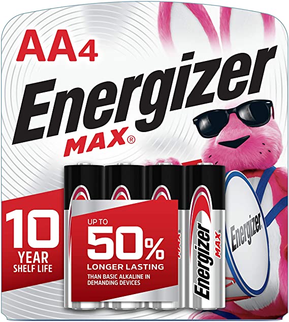 Energizer Max AA Batteries 4 pak