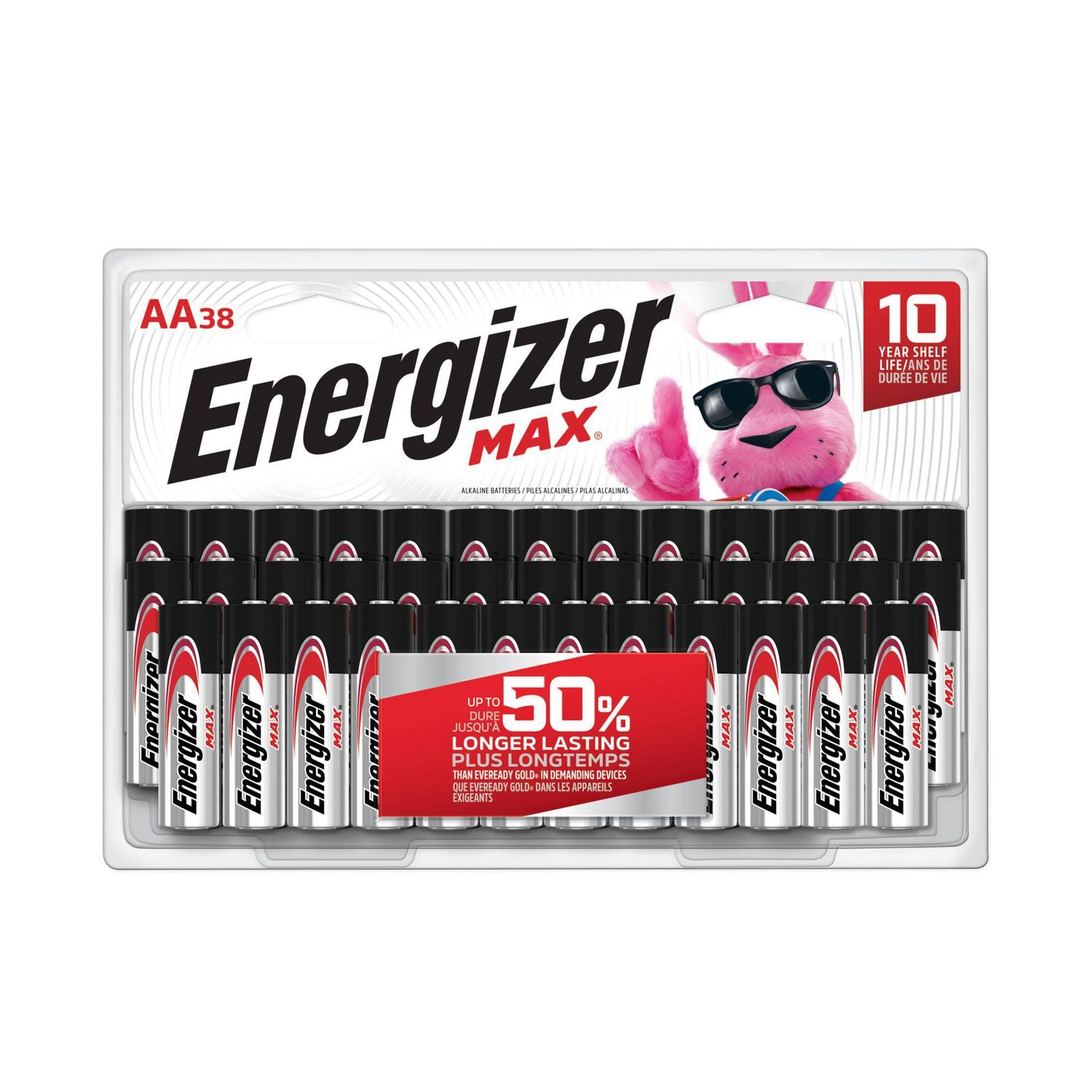 Energizer Max AA Batteries 38pk