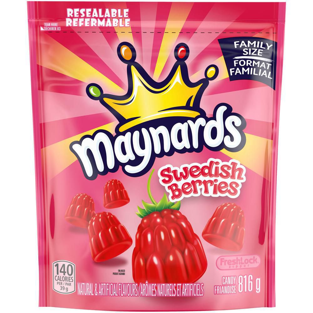 Maynards Family Size Swedish Berries Candy 816 g