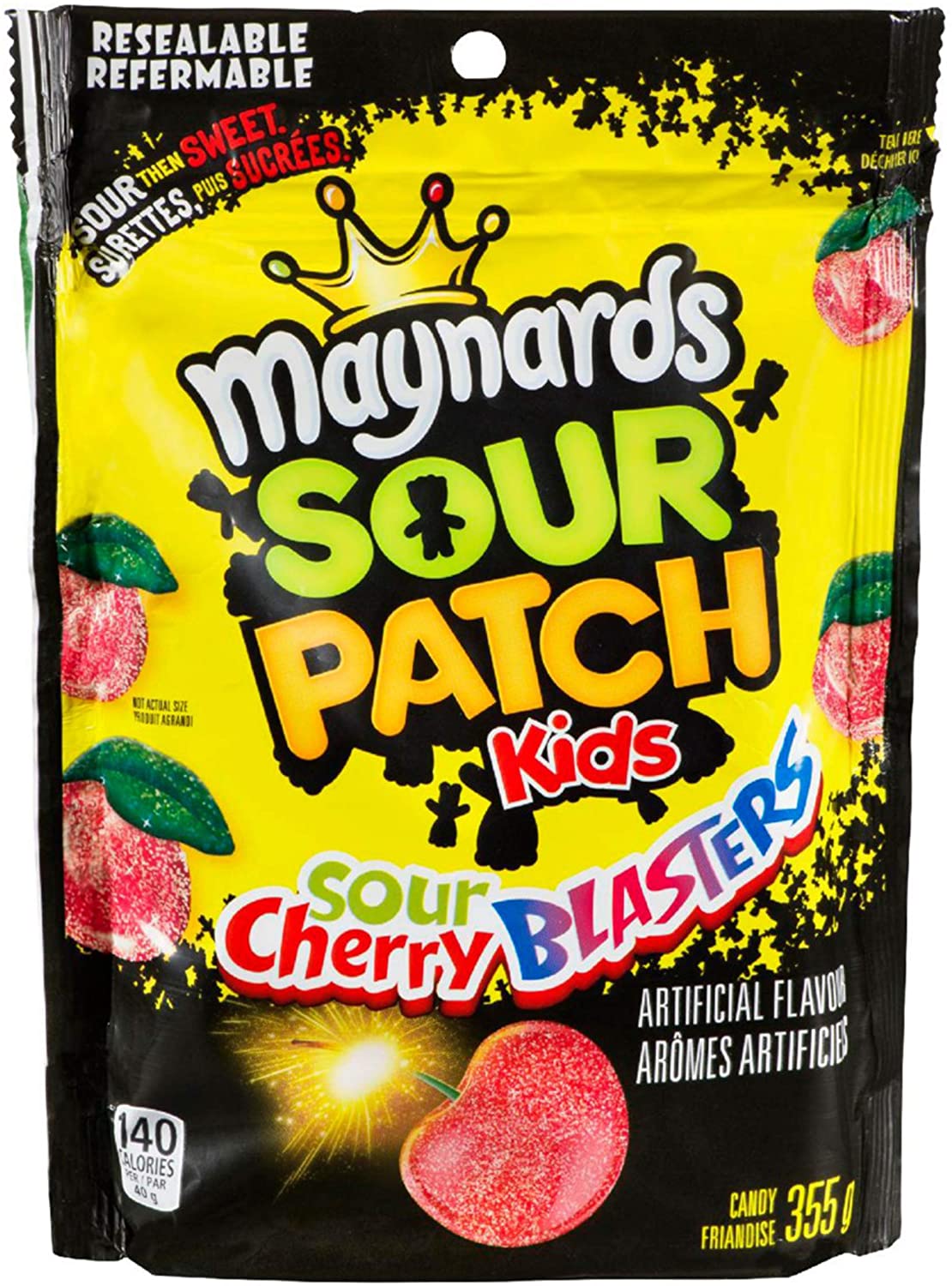 Maynards Sour Patch Kids Sour Cherry Blasters Sour Candy 355 g