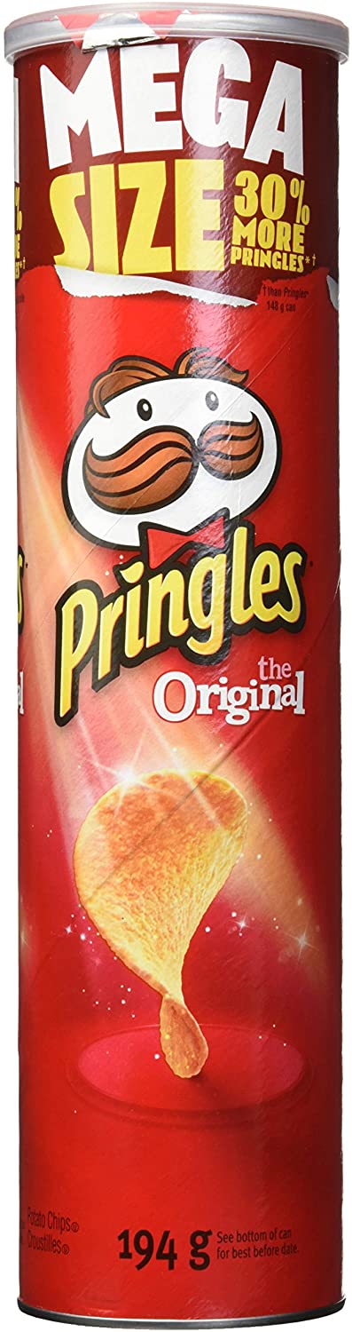 Pringles  Mega Size Original Potato Chips 194G