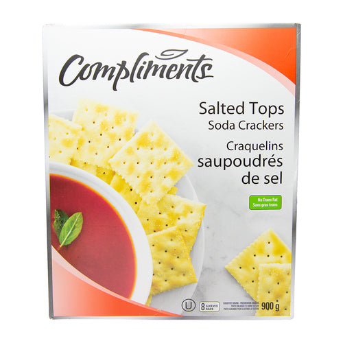 Compliments Salted Tops Soda Crackers 900 g