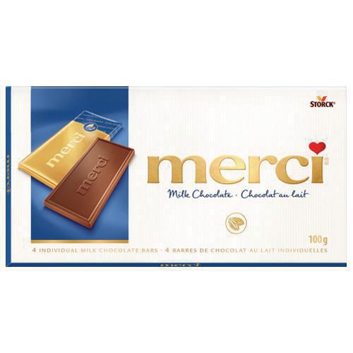 Merci Milk Chocolate Bar 100g