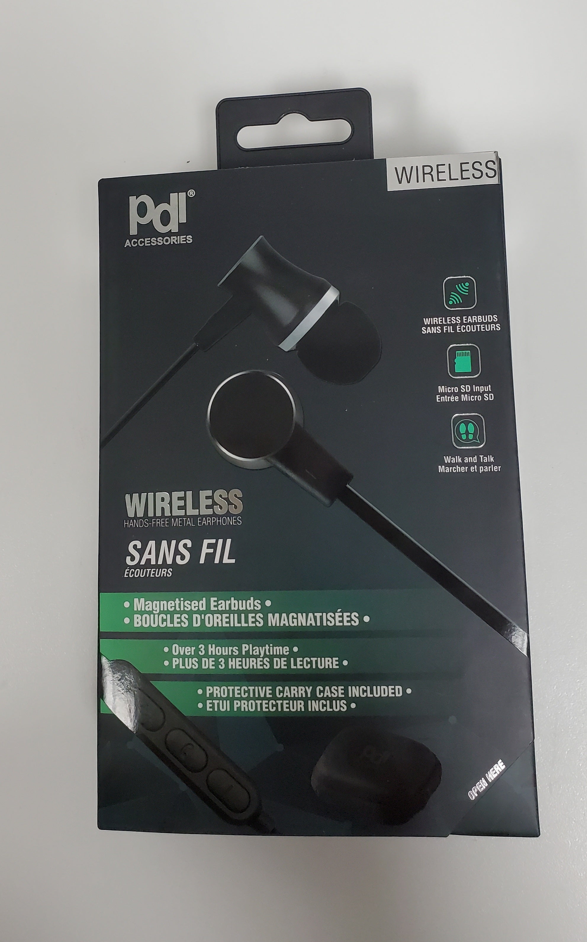 PDI Wireless Hands-Free Metal Earphones