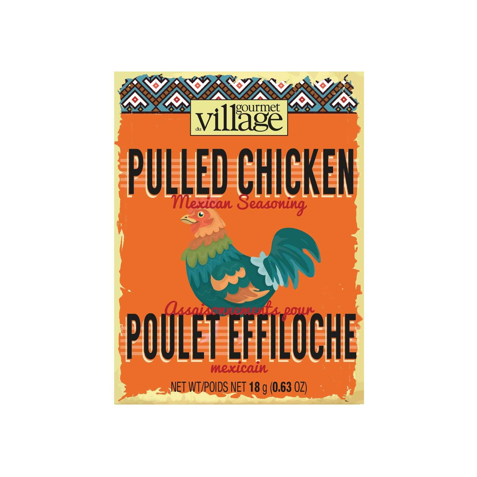 Gourmet du Village Pulled Chicken Mexican Seasoning 18g