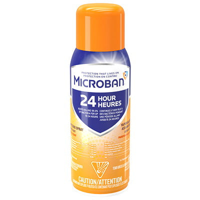 Microban 24-Hour Citrus Scent  Sanitizing Spray 354g