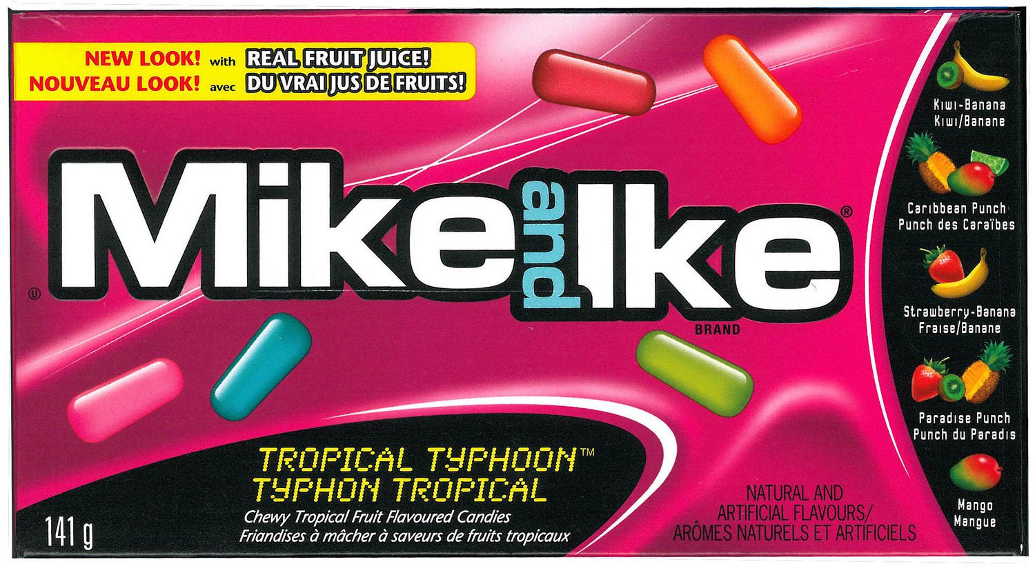 MikeandIke Tropical Typhoon Flavoured Chewy Candies 141g