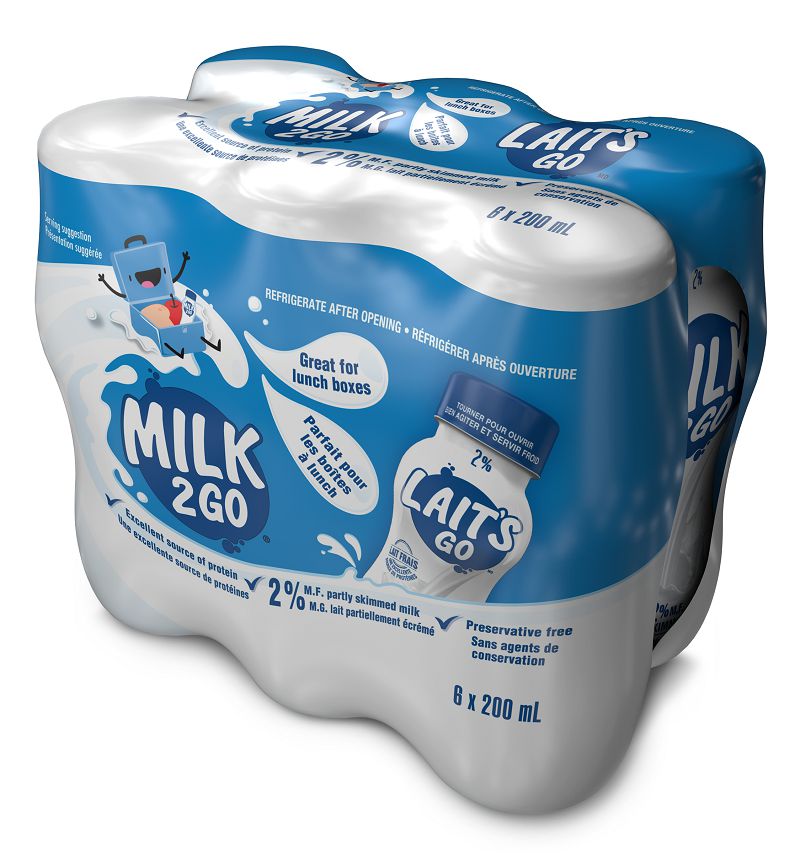 Milk 2 Go 6 x 200ml