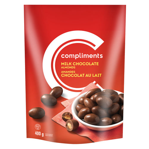 Compliments Milk Chocolate Covered Almonds 400g