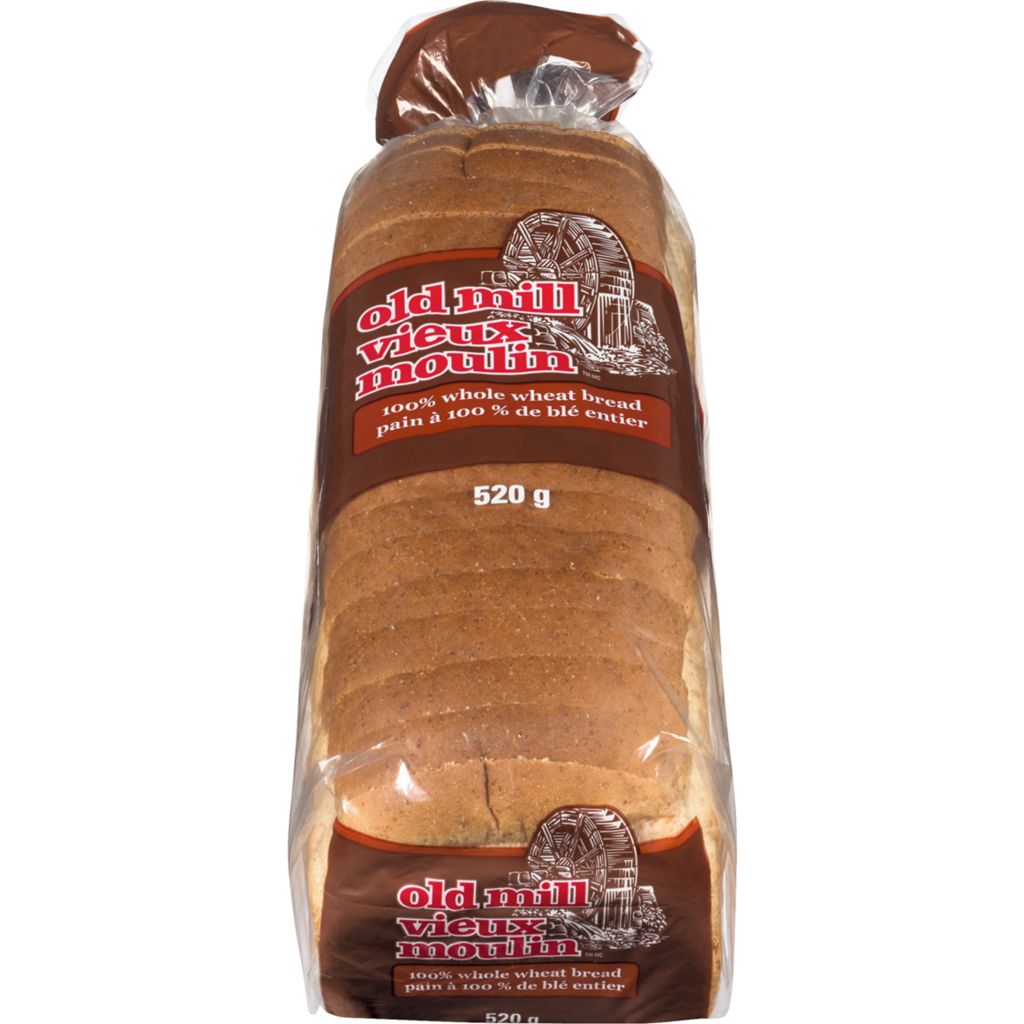 Old Mill 100%  Whole Wheat Bread  520 g