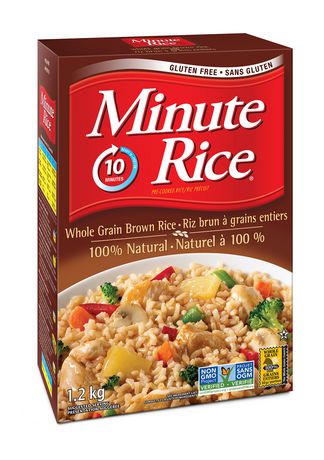 Minute Rice Instant  Whole Grain Brown Rice 1.2 Kg