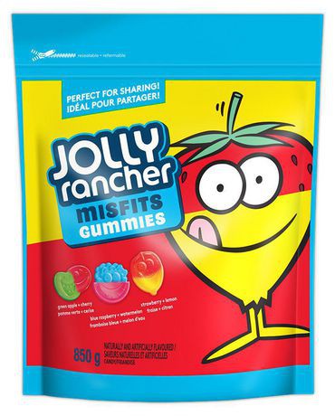 Jolly Rancher Misfits Gummies Candy 850g