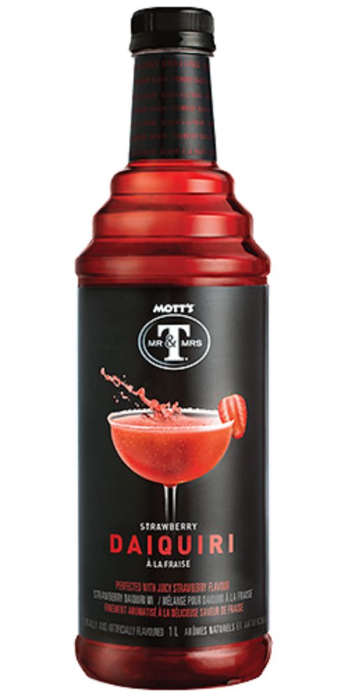 Mott's Mr. & Mrs. T Strawberry Daiquiri Mix 1L