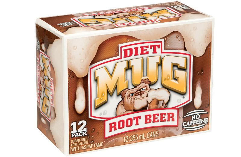 Mug Diet Root Beer 12 x 355 ml