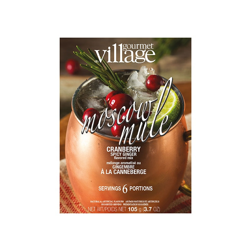 Gourmet du Village Moscow Mule Cranberry Spicy Ginger Flavored Drink Mix 105g