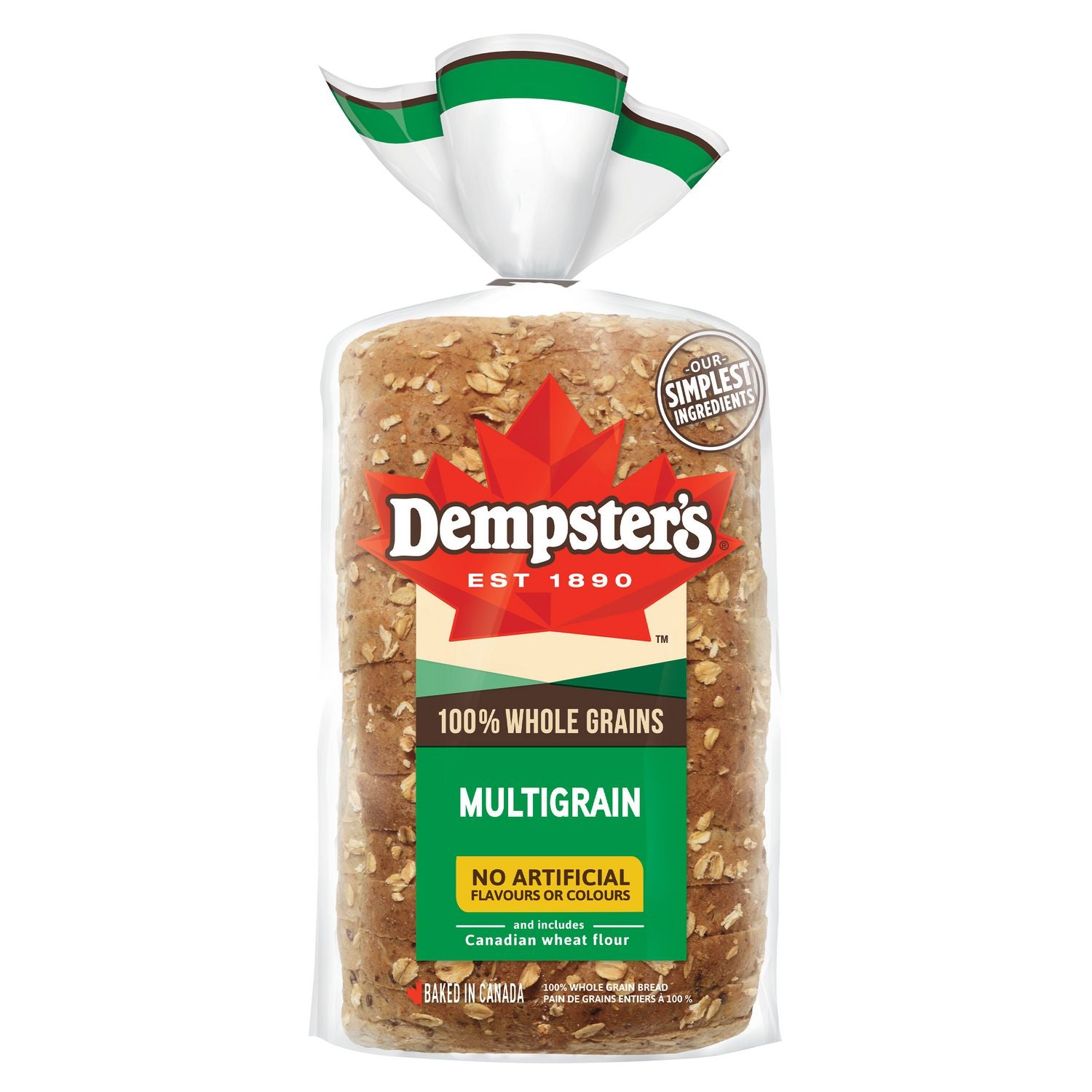 Dempster's 100% Whole Grains Multigrain  Bread 600g