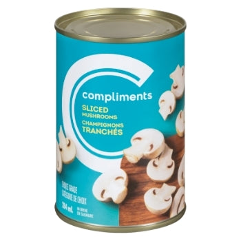 Compliments Sliced Mushrooms 284ml