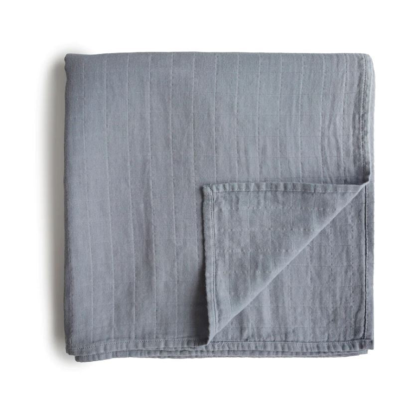 Mushie Swaddle Blanket, Tradewinds