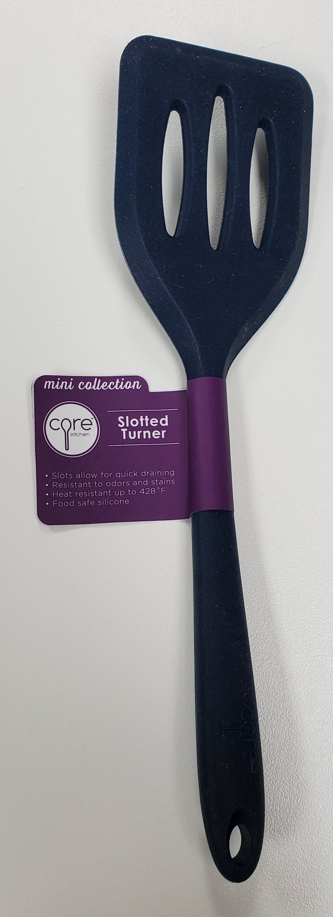 Core Kitchen Navy Mini Slotted Turner