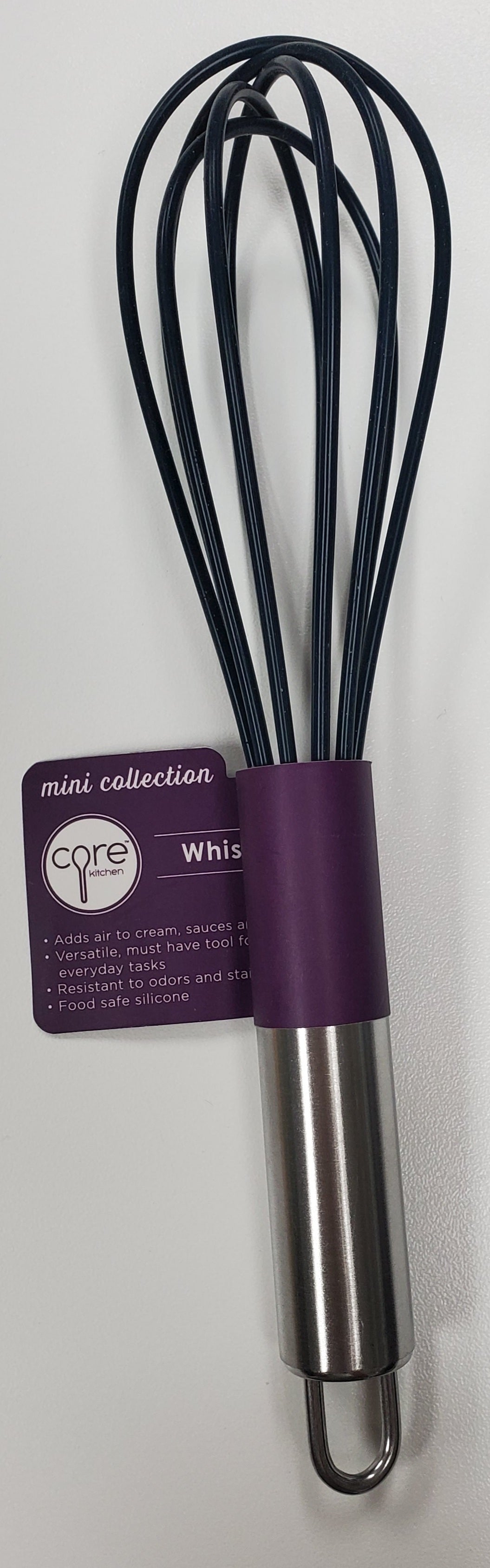 Core Kitchen Navy Silicone  Mini Whisk