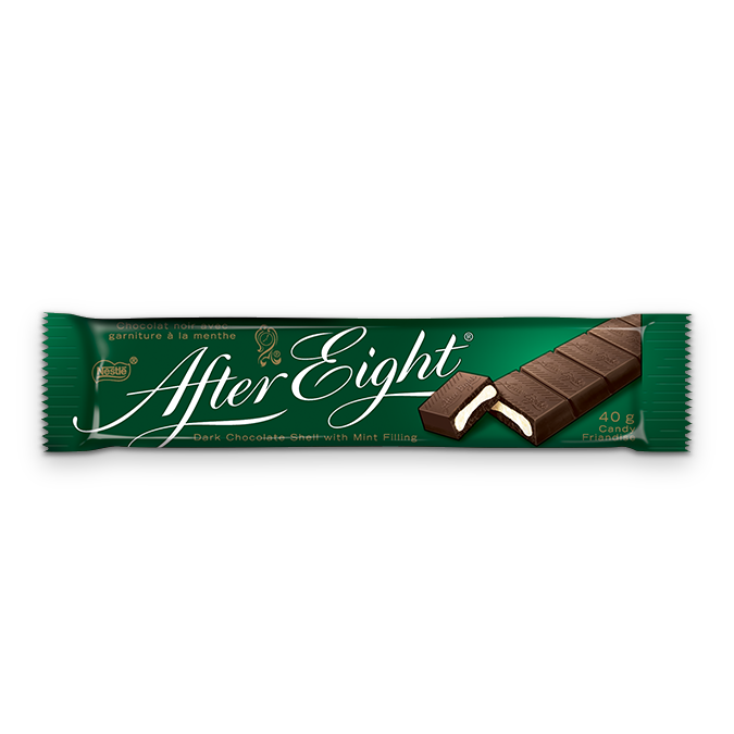 Nestle Canada After Eight Dark Chocolate With Mint Filling Bar 40g