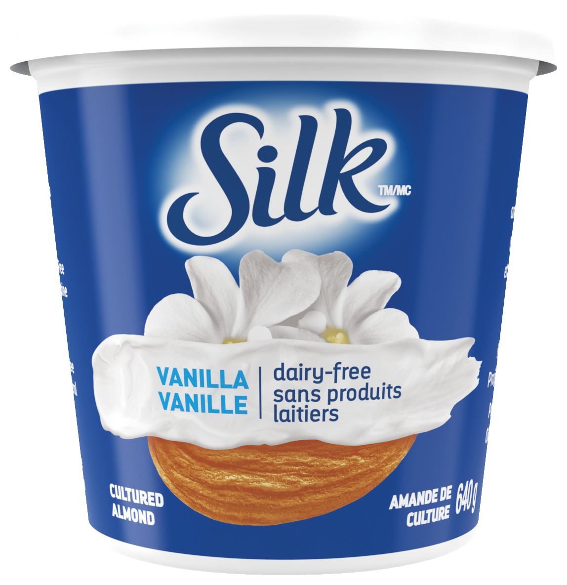 Silk Vanilla Dairy Free Cultured Almond Yogurt  640g