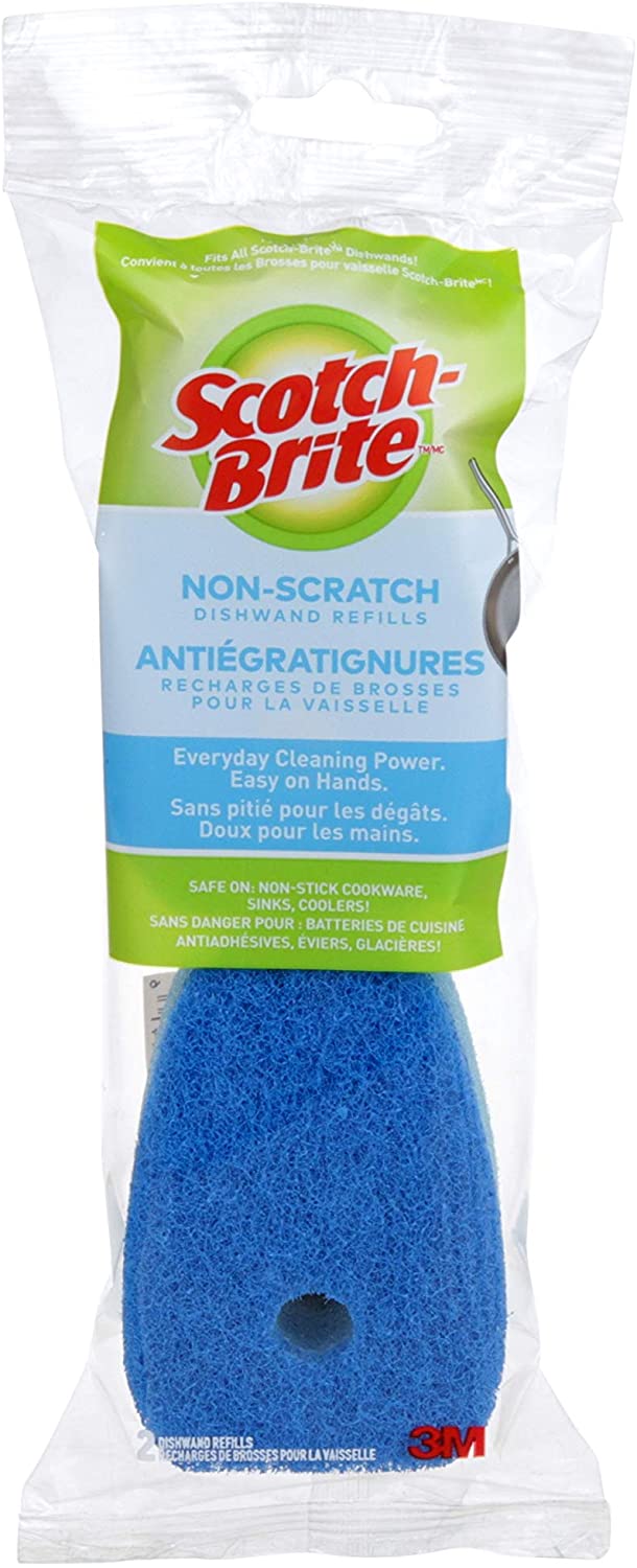 Scotch Brite Non-Scratch Dishwand Refills 2pk